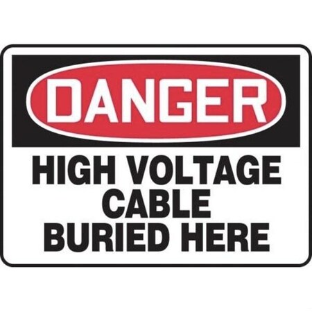 Accuform OSHA DANGER SAFETY SIGN HIGH MELC032XT MELC032XT